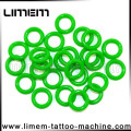 O mais novo profissional popular colorido Tattoo Machine Silicone Green O Ring